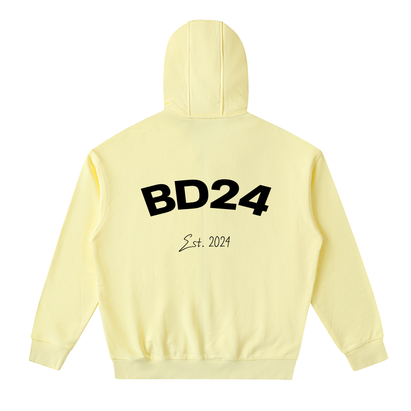 Drop-Shoulder Zip Up Hoodie